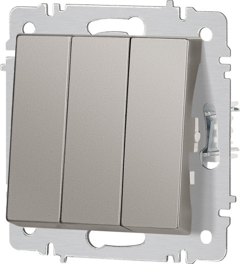 Изображение товара Выключатель INTRO Accent 6-106-09 / Б0063549 (титан)