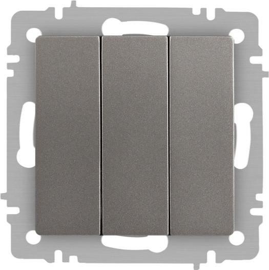 Изображение товара Выключатель INTRO Accent 6-106-09 / Б0063549 (титан)