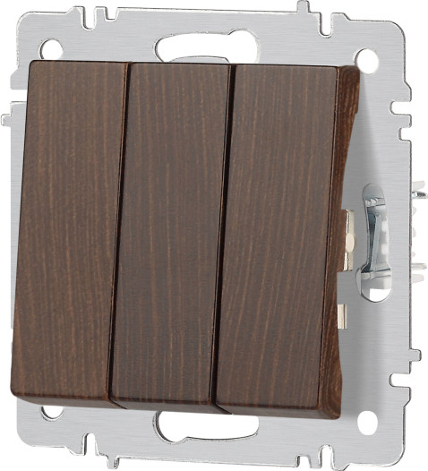 Изображение товара Выключатель INTRO Accent 6-106-10 / Б0063550 (венге)