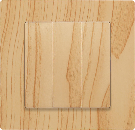 Изображение товара Выключатель INTRO Accent 6-106-11 / Б0063552 (сосна)