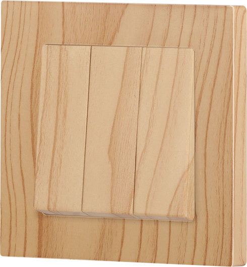 Изображение товара Выключатель INTRO Accent 6-106-11 / Б0063552 (сосна)