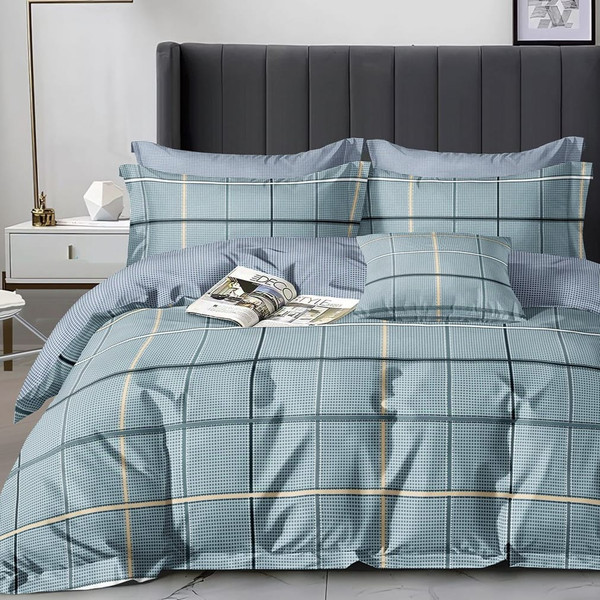 Изображение товара Комплект постельного белья Alleri Перкаль Elite 2сп с европростыней / Пер-153