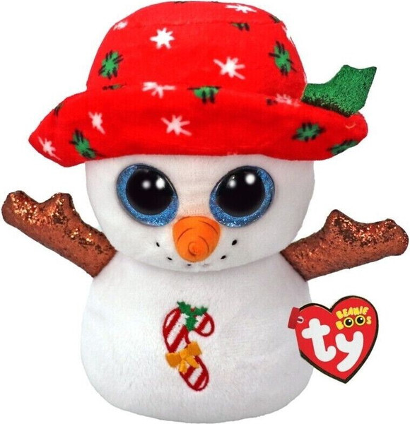 Изображение товара Мягкая игрушка TY Beanie Boo's Снеговик Brrrnie / 37355