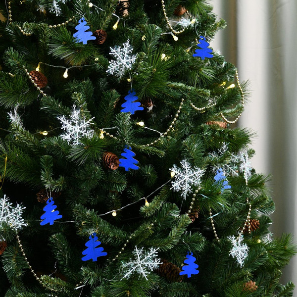 Изображение товара Набор елочных игрушек No Brand НГ-22.4 (8шт)