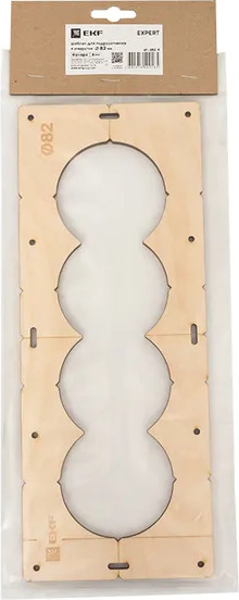 Изображение товара Шаблон разметочный EKF Expert Для подрозетников / sh-d82-4