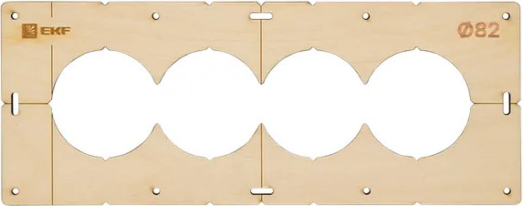 Изображение товара Шаблон разметочный EKF Expert Для подрозетников / sh-d82-4