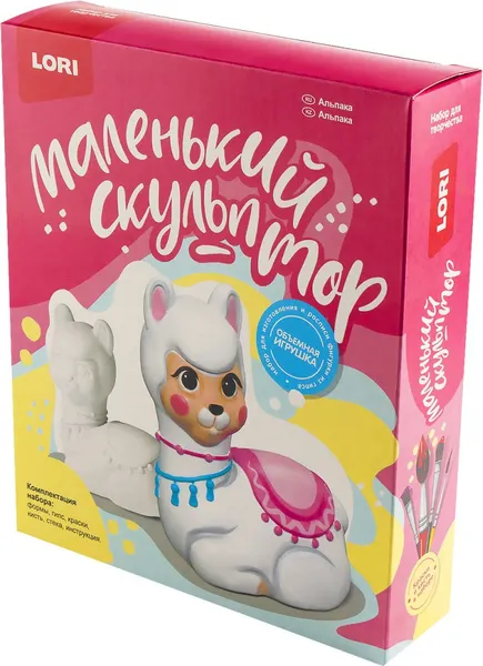 Изображение товара Набор для творчества Lori Маленький скульптор Альпака / Об-008