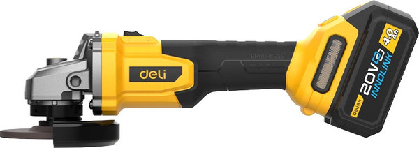 Изображение товара Угловая шлифовальная машина Deli EDC602 (желтый)