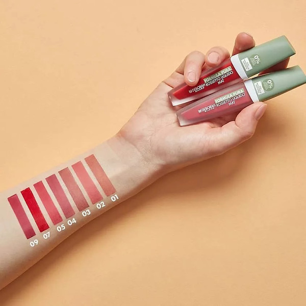 Изображение товара Жидкая помада для губ Deborah Milano Formula Pura Rossetto Liquido Mat тон 09 (4.8г)