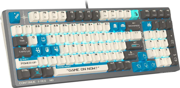 Изображение товара Клавиатура Bloody S98 Pixels Blue (серый/бежевый)