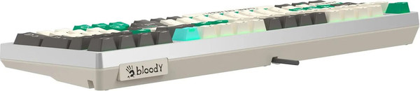 Изображение товара Клавиатура A4Tech Bloody S98 Pixels Green (белый/бежевый)