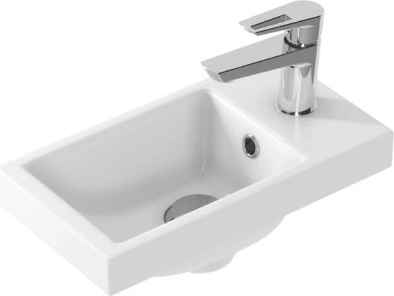 Изображение товара Тумба с умывальником Viant Рим Como 40 / VRIM40CO-T1STP+S-UM-COM40/1-w