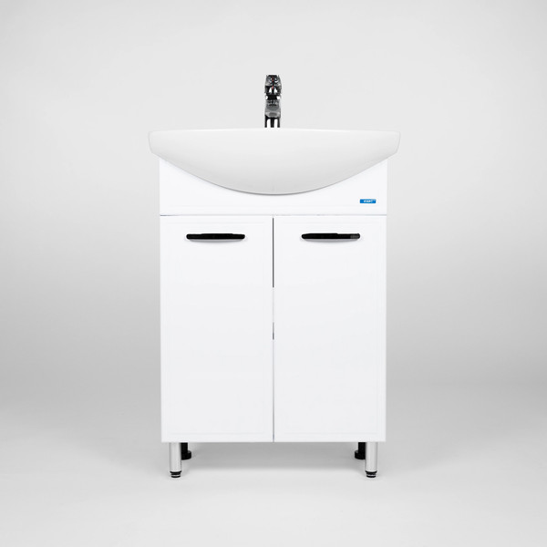 Изображение товара Тумба с умывальником Viant Милан Балтика 60 / VMIL60BA-T2ST+WH110246