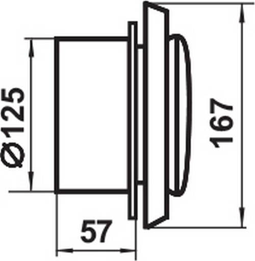 Изображение товара Анемостат Семь ветров А125 d125