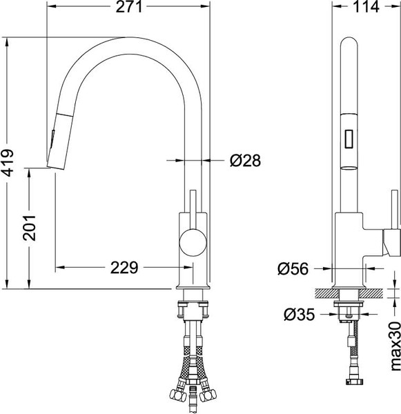 Изображение товара Смеситель Aquatek Европа AQ1384MB