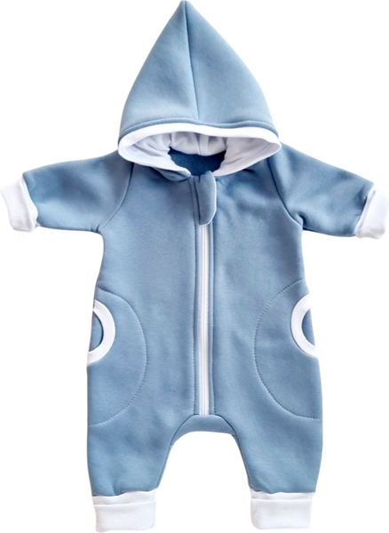 Изображение товара Комбинезон для малышей Sofi Гном с капюшоном / 3210-6 (р.74, деним)