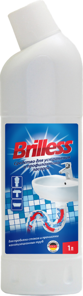 Изображение товара Средство для устранения засоров Brilless Professional (1л)
