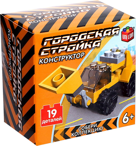 Изображение товара Конструктор Unicon Стройка. Погрузчик 20511-4 / 9226523 (19эл)