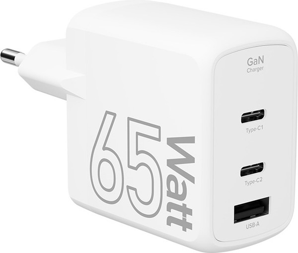 Изображение товара Адаптер питания сетевой Lyambda LJC-65-2C1A (белый)