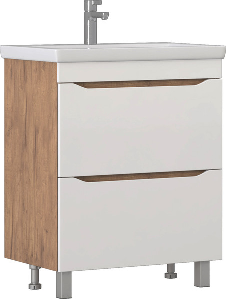 Изображение товара Тумба под умывальник Vigo Grani 700-0-2 / 202 (напольная, дуб золотой)