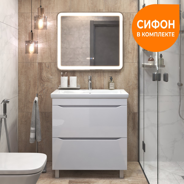 Изображение товара Тумба под умывальник Vigo Grani 800-0-2 / 203 (напольная)