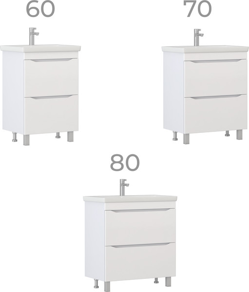 Изображение товара Тумба под умывальник Vigo Grani 800-0-2 / 203 (напольная)