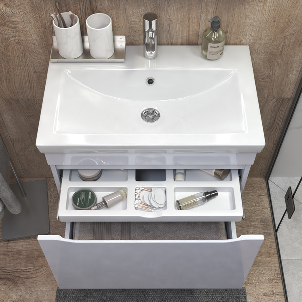 Изображение товара Тумба под умывальник Vigo Grani 800-0-1 / 166 (навесная)