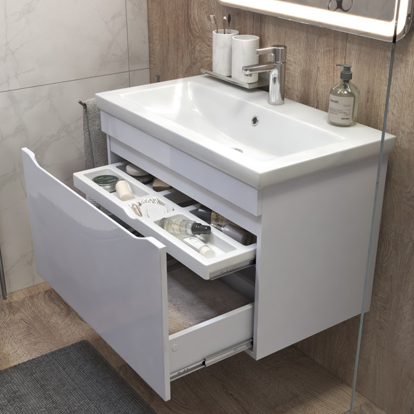 Изображение товара Тумба под умывальник Vigo Grani 800-0-1 / 166 (навесная)