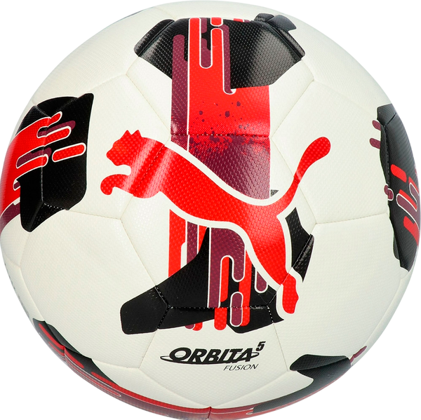Изображение товара Футбольный мяч Puma Orbita 5 Fusion 08433104 (размер 4, белый/красный)