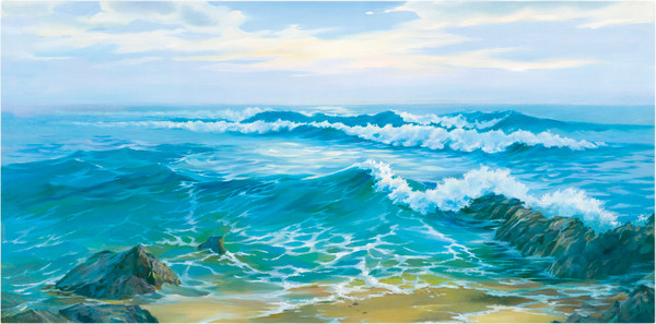 Изображение товара Постер Декарт Морской прибой 8П0003