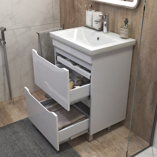 Изображение товара Тумба под умывальник Vigo Grani 600-0-2 / 201