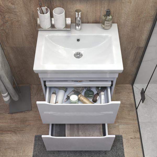 Изображение товара Тумба под умывальник Vigo Grani 600-0-2 / 201