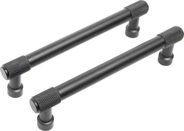 Изображение товара Ручка для мебели StahlBuro AP2307-128 (2шт, матовый черный)