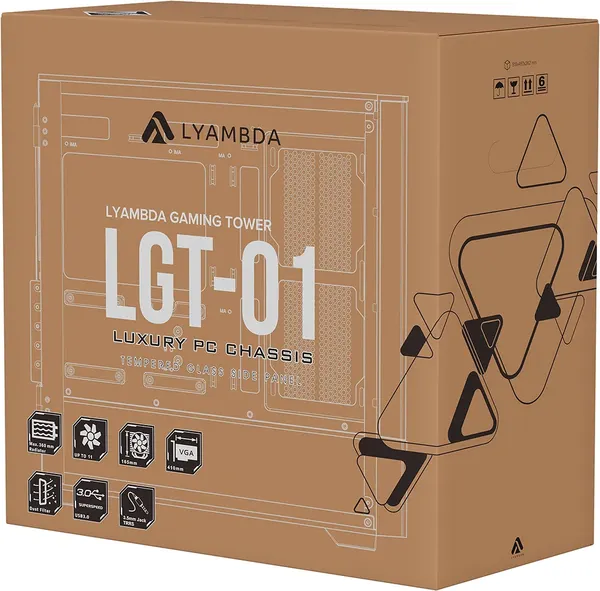 Изображение товара Корпус для компьютера Lyambda LGT-01