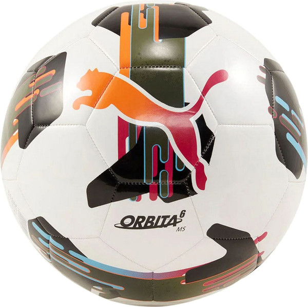 Изображение товара Футбольный мяч Puma Orbita 6 MS 08433501 (размер 5, белый/мультиколор)
