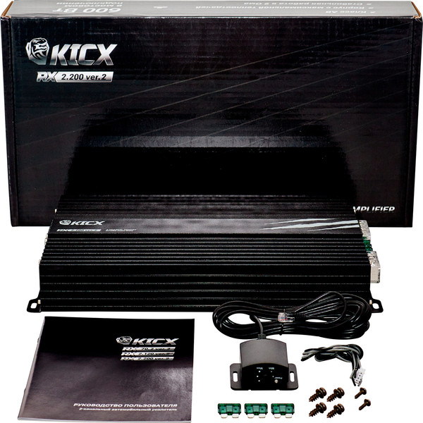 Изображение товара Автомобильный усилитель Kicx RX 2.200 ver2
