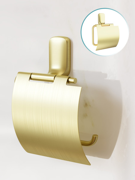 Изображение товара Держатель для туалетной бумаги KLEBER Gold KLE-GOLD043