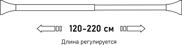 Изображение товара Карниз для ванны FORA FOR-ROD-220IWT (белый)