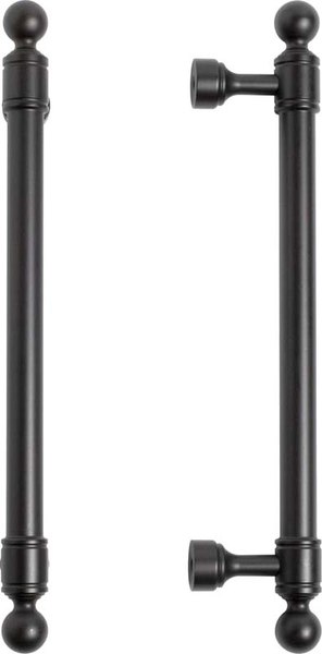 Изображение товара Ручка для мебели StahlBuro AP2306-128 (2шт, матовый черный)