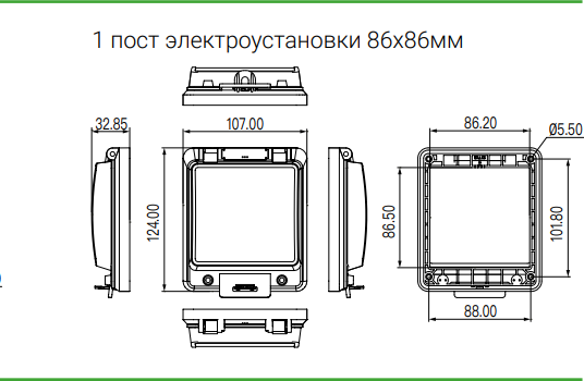 Изображение товара Стекло для электрощита Natclic 05TPC107001