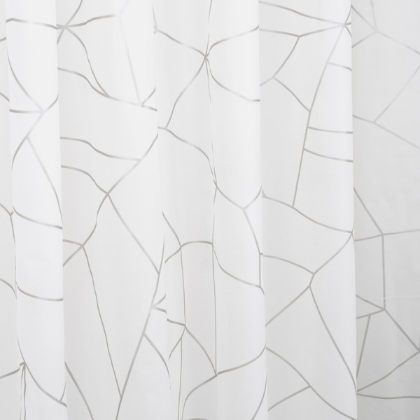 Изображение товара Шторка-занавеска для ванны FORA Peva Silver Glass FOR-PV15