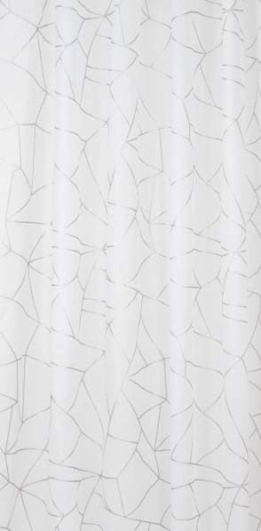 Изображение товара Шторка-занавеска для ванны FORA Peva Silver Glass FOR-PV15