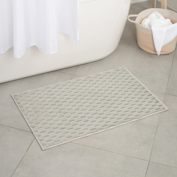 Изображение товара Коврик для ванной FORA Honey FOR-HONEY-5080-GREY (жемчужно-серый)