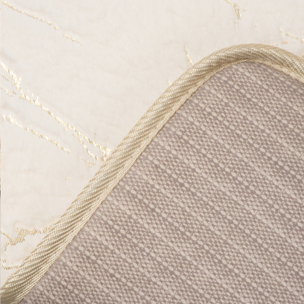 Изображение товара Коврик для ванной FORA Marble FOR-HAP-50-80-MBG (айвори/золото)