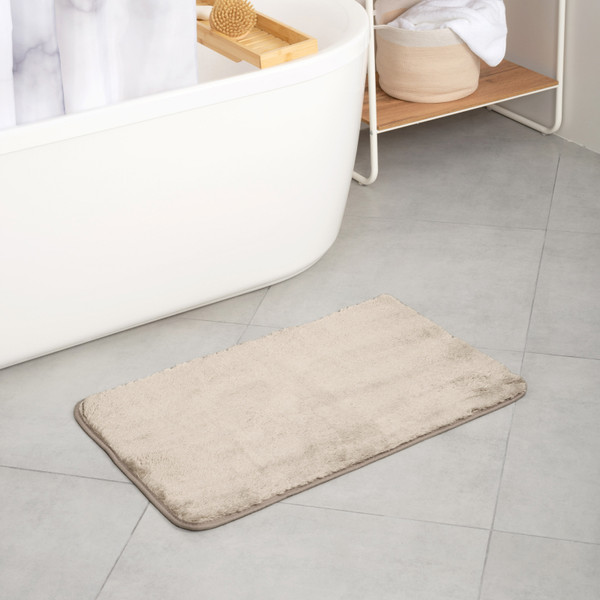 Изображение товара Коврик для ванной FORA Serenity Spa FOR-HAP-50-80BEG (серебристо-бежевый)