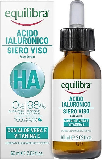 Изображение товара Сыворотка для лица Equilibra с гиалуроновой кислотой (60мл)