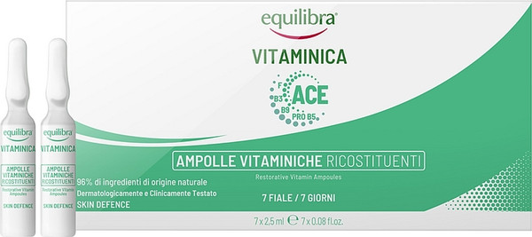 Изображение товара Ампулы для лица Equilibra Vitaminica Восстанавливающая сыворотка (7x2.5мл)