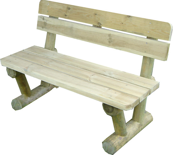 Изображение товара Скамья садовая Массив-Древ L120М 1200x600xН810