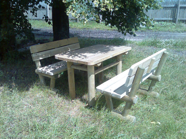 Изображение товара Скамья садовая Массив-Древ L150М 1500x600xН811