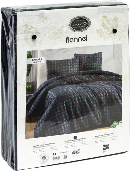 Изображение товара Комплект постельного белья Karven Sadora Navy Blue 1.5сп / N243